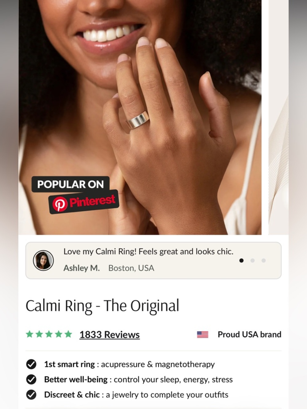 CALMI Ring - Picture 3 of 3